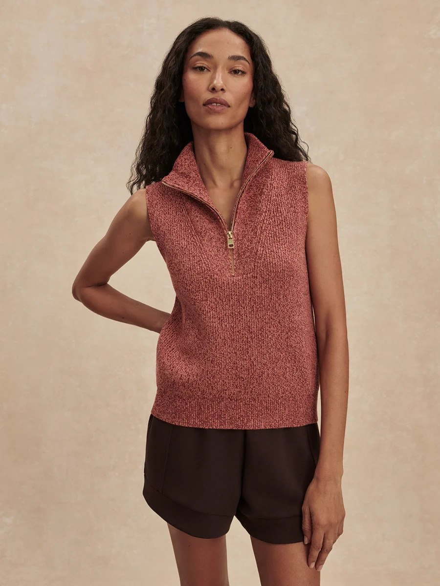 Amina Half Zip Knit Sweater | Varley US | Varley US