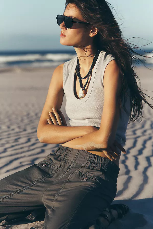 Scoop-Neck Muscle Tank Top | Anthropologie (US)