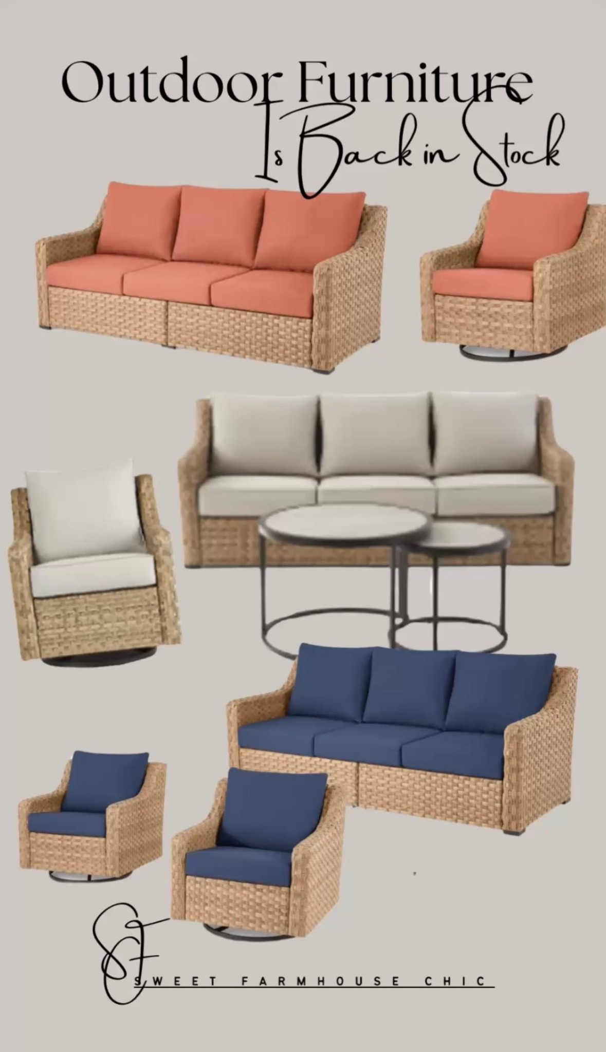 Wicker Outdoor Furniture

I’m going on my 4th season with this furniture. It’s very durable and super affordable🙌🏻 It also comes in a few different colors now. 



#LTKHome #LTKstorytime #LTKSeasonal