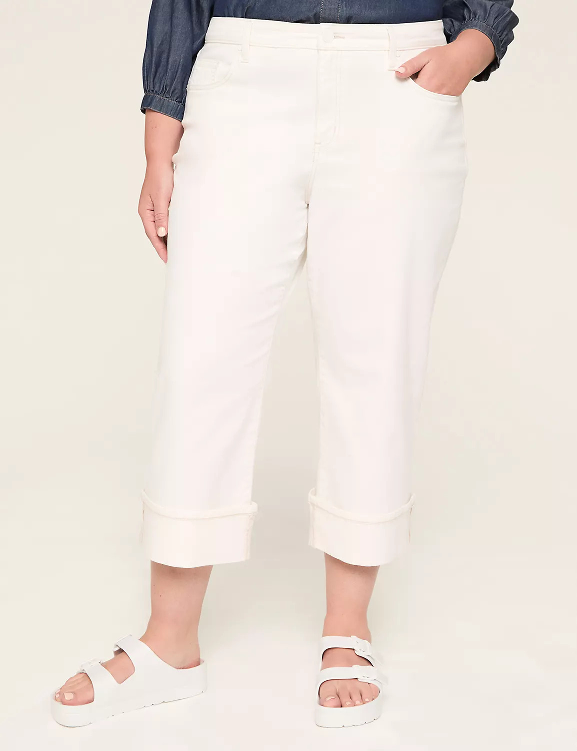 Signature Fit Straight Leg Crop Jean | Lane Bryant (US)