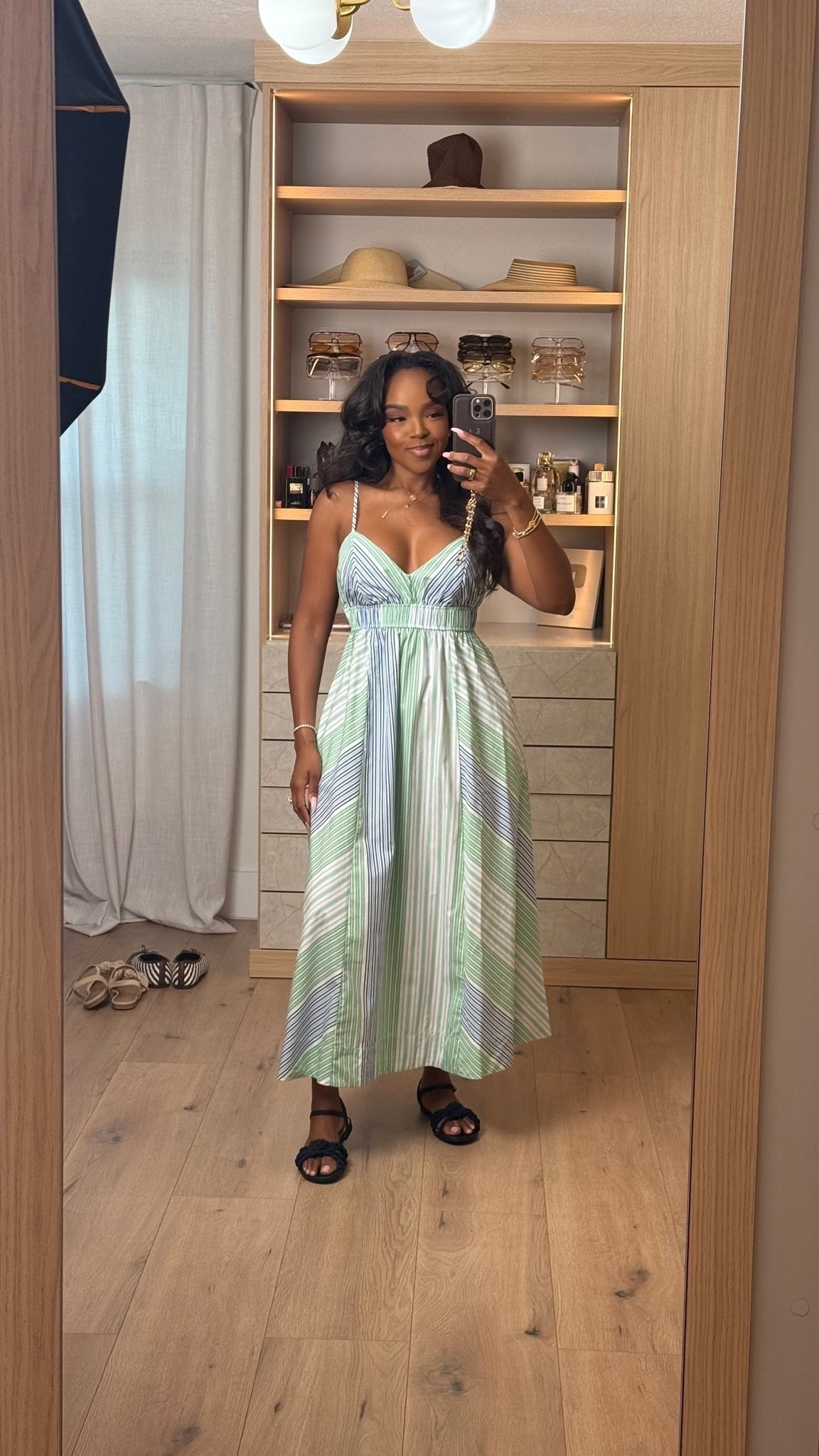 This dress is giving effortless vacation energy in the best way 💚

The soft green tones, striped detail, and flowy silhouette make this one of those easy summer pieces that looks instantly elevated with minimal styling. Lightweight, feminine, and perfect for warm weather days.

Perfect for beach vacations, resort dinners, brunch, tropical getaways, summer date nights, and sunset walks.

Green striped maxi dress, vacation outfit inspiration, resort wear style, effortless summer fashion, beach vacation dresses, flowy maxi dress, feminine summer outfits, tropical vacation look, chic resort aesthetic, casual elegant style, European summer wardrobe, elevated vacation outfits

Follow me on Instagram and YouTube @kirasfashionfinds

#LTKootd #LTKgrwm #LTKPetite