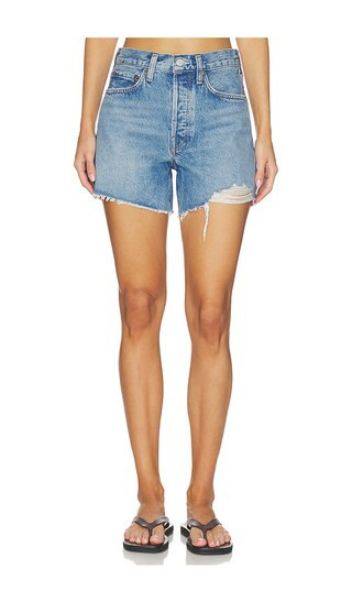 AGOLDE Long Parker Shorts in Blue. - size 29 | Revolve Clothing (Global)