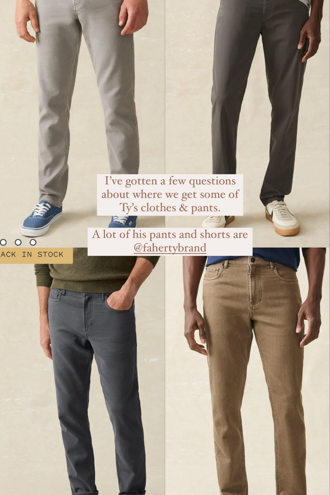 Our fave men’s pants styles from FAHERTY! And my husband loves and looks good in his simple shirts from @vuori

#LTKMens