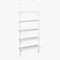 stairway white 72.5" wall mounted bookcase | CB2