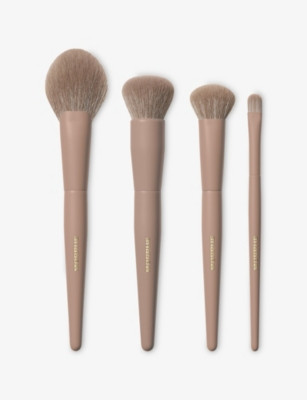 Iced Mocha 4-Piece Face Brush Set | Selfridges