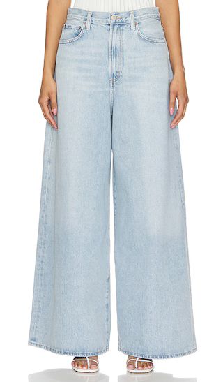 AGOLDE Nolan Wide Leg in Blue. - size 23 (also in 24, 25, 26, 27, 28, 29, 30, 31, 32, 33) | Revolve Clothing (Global)