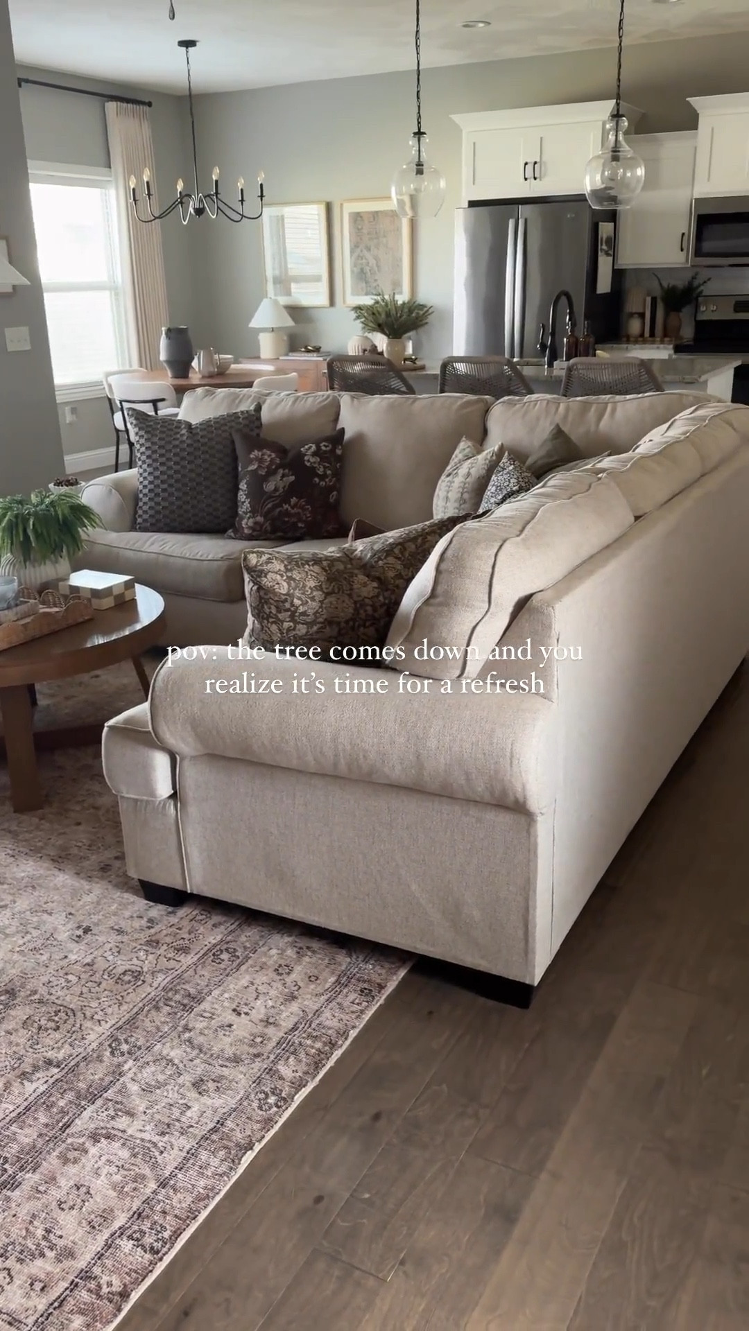 After taking my tree down yesterday, I attempted to refresh this space, and came up short. The only thing I kept was the different direction of the rug — but I’m already regretting that, so I’ll be changing it back this weekend 😂

Sometimes things don’t always turn out like you see it in your mind. My ultimate conclusion is that I need 2 matching chairs and a new couch. Will it happen? I’m not sure, but I hope so!

#LTKSeasonal #LTKHome