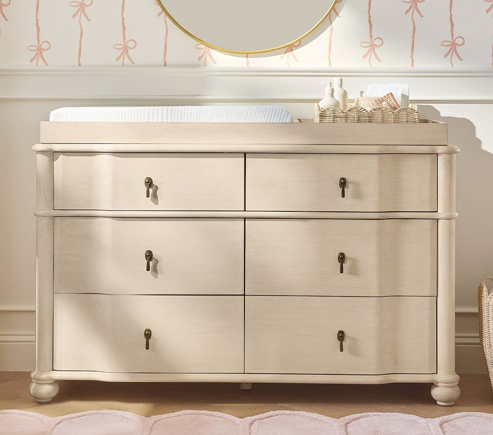 Faye 6-Drawer Changing Table (56w x 19d") | Pottery Barn Kids
