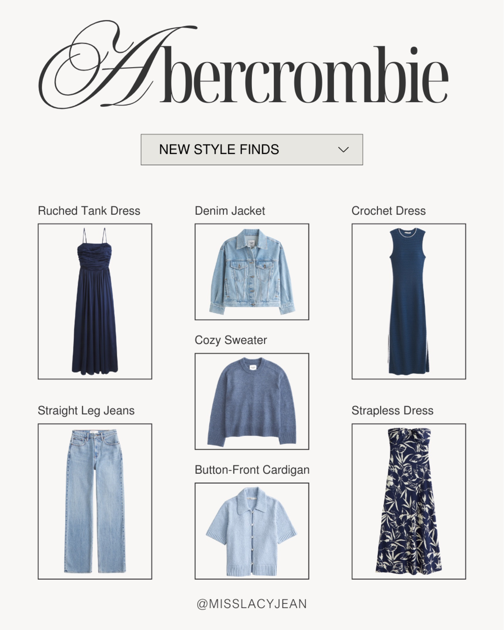 Abercrombie Style Finds ✨

abercrombie // abercrombie and fitch // abercrombie jeans // abercrombie dress // winter outfits // winter fashion // winter style // casual style

#LTKStyleTip #LTKFindsUnder100 #LTKFindsUnder50