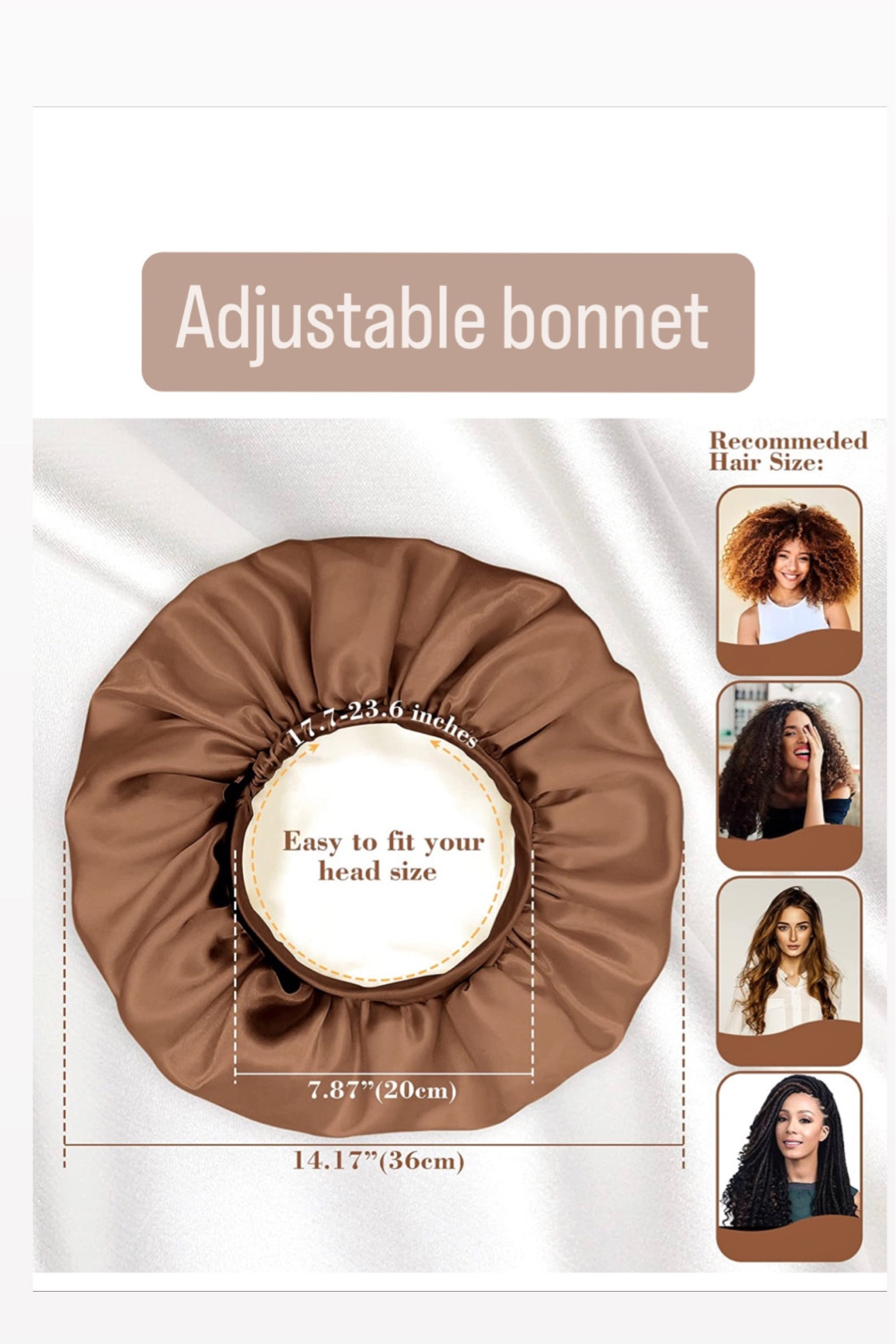 Adjustable satinbonnet

#LTKunder50 #LTKbeauty #LTKsalealert