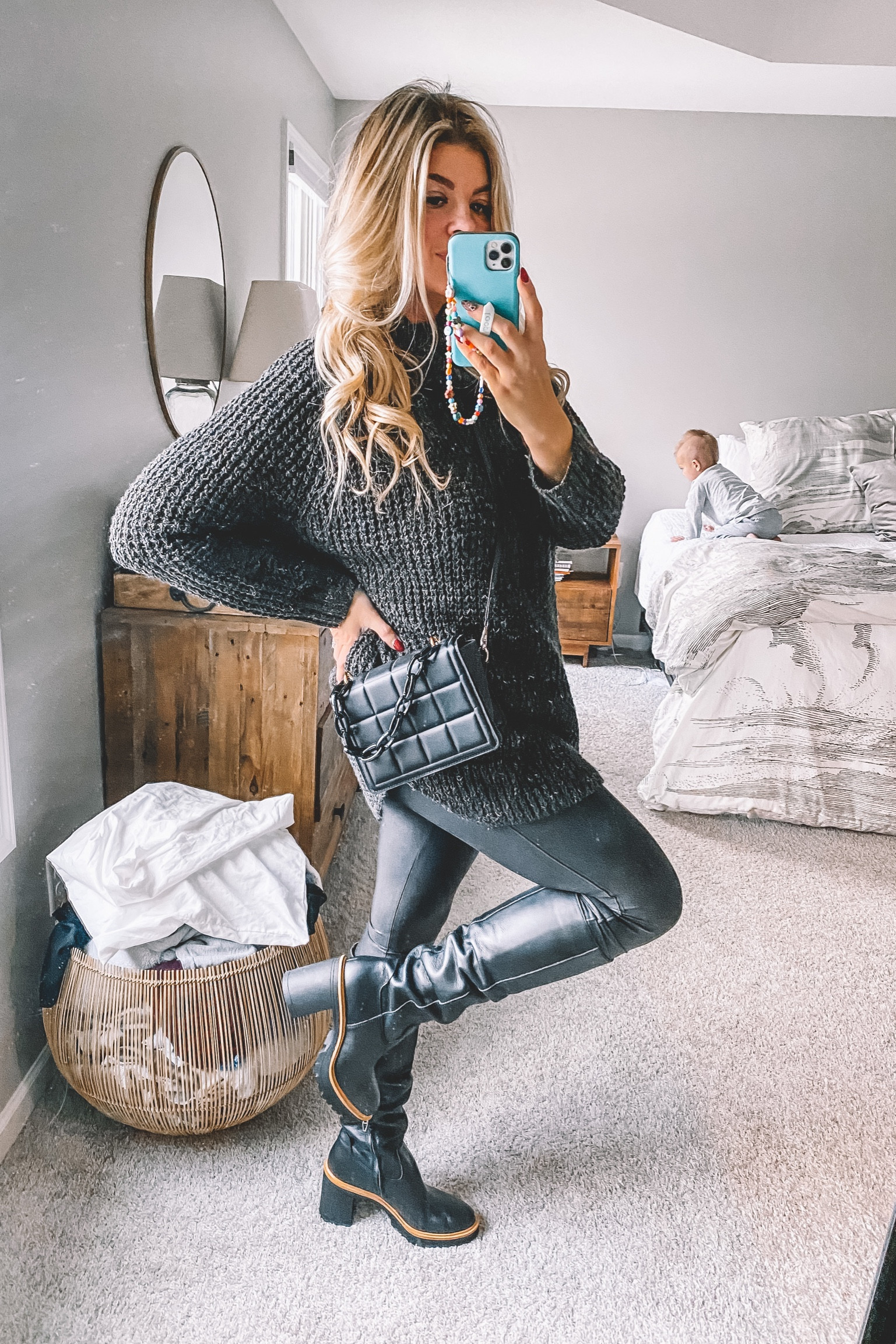 Black on black! Just staple pieces for a rushed morning! #momstyle #coolmom #casuastyle #blackclothing

#LTKstyletip #LTKcurves