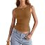 Eachyes Womens Boat Neck Tank Tops Summer Casual Sleeveless Slim Fit Shirts | Buttery-soft Fabric... | Amazon (US)