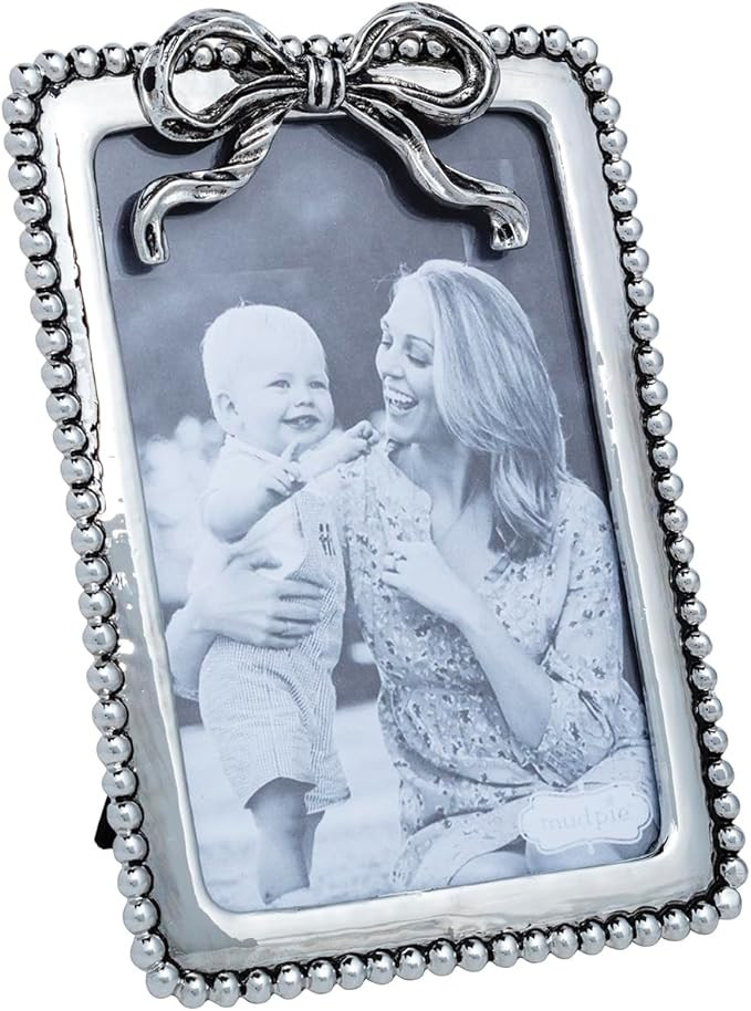 Mud Pie Small Metal Bow Frame | Amazon (US)