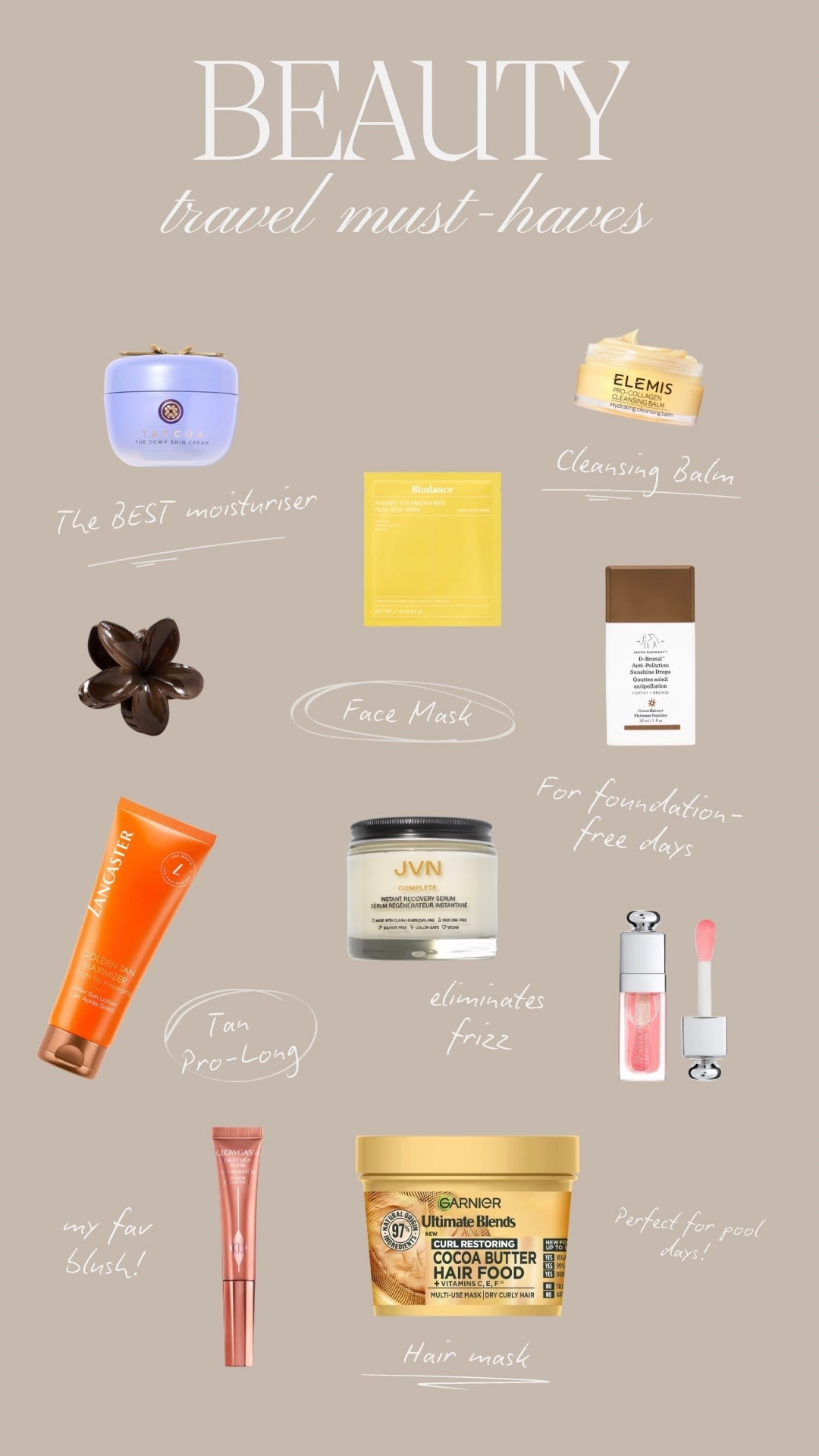 My TRAVEL ESSENTIALS ☀️🔗

girls if you’re looking for that long-lasting tan, hydrated skin and glossy hair these are my absolute go-to products for travelling!! 

No dehydrated skin, no dry hair and no flaky skin!!! 👏🏻👏🏻👏🏻

beauty essentials holiday travel must haves space NK look fantastic boots 

#LTKtravel #LTKbeauty #LTKuk