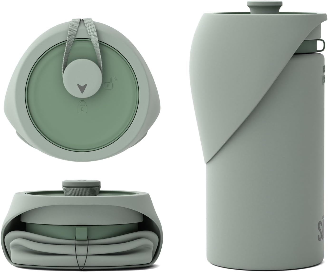 SÄKER Portable Dog Water Bottle, Collapsible Water Bottle for Dogs Perfect for Walking, Hiking a... | Amazon (US)