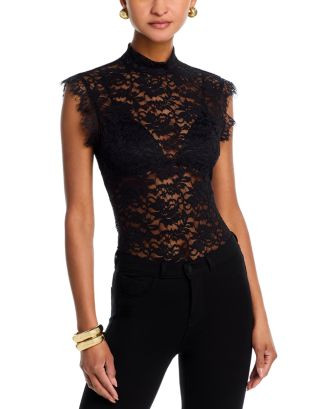 Mock Neck Lace Tank Top - Exclusive | Bloomingdale's (US)