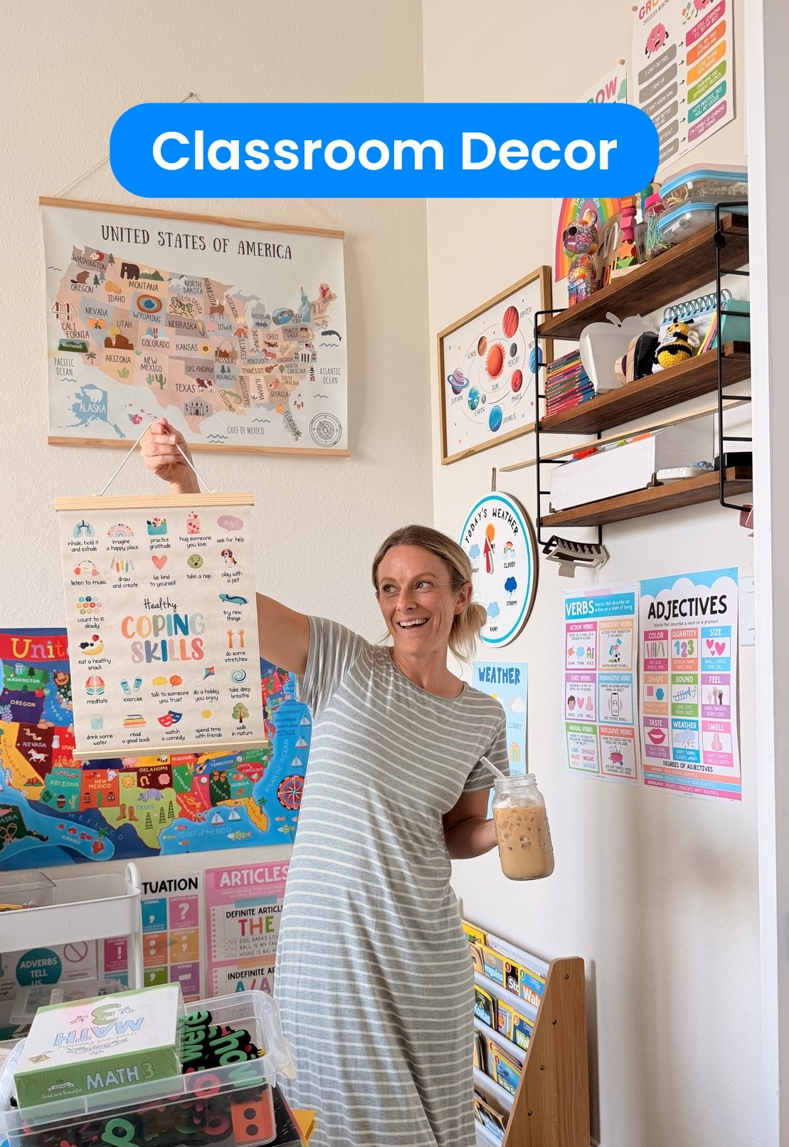 Teacher Decor for your classroom or homeschool room ✏️ #classroom #classroomdecor #backtoschool #homeschool #teacher

#LTKKids