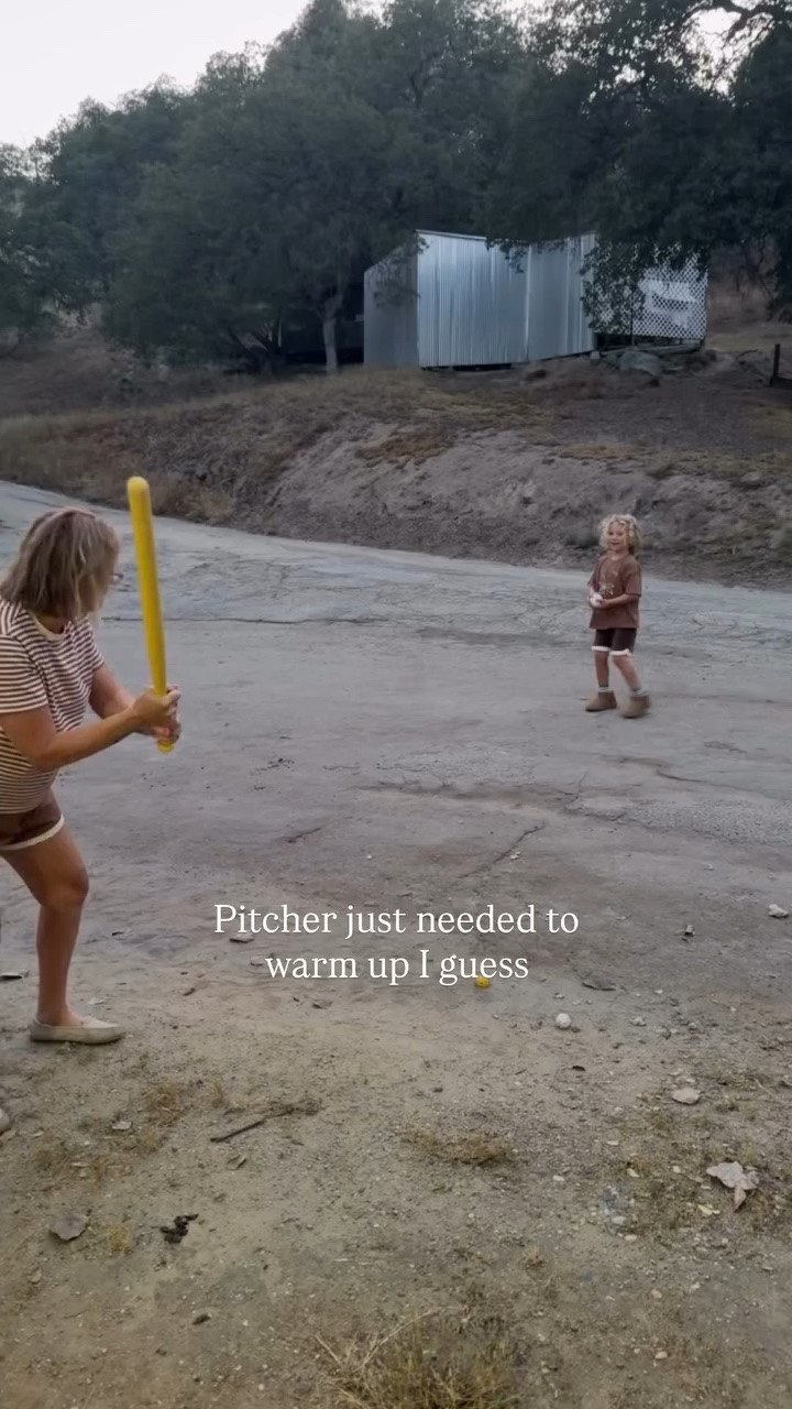 Pitcher just needed to 
warm up I guess