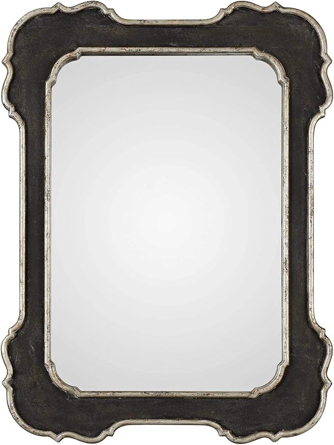 Uttermost Bellano Aged Black 31 1/2" x 42" Wall Mirror | Amazon (US)