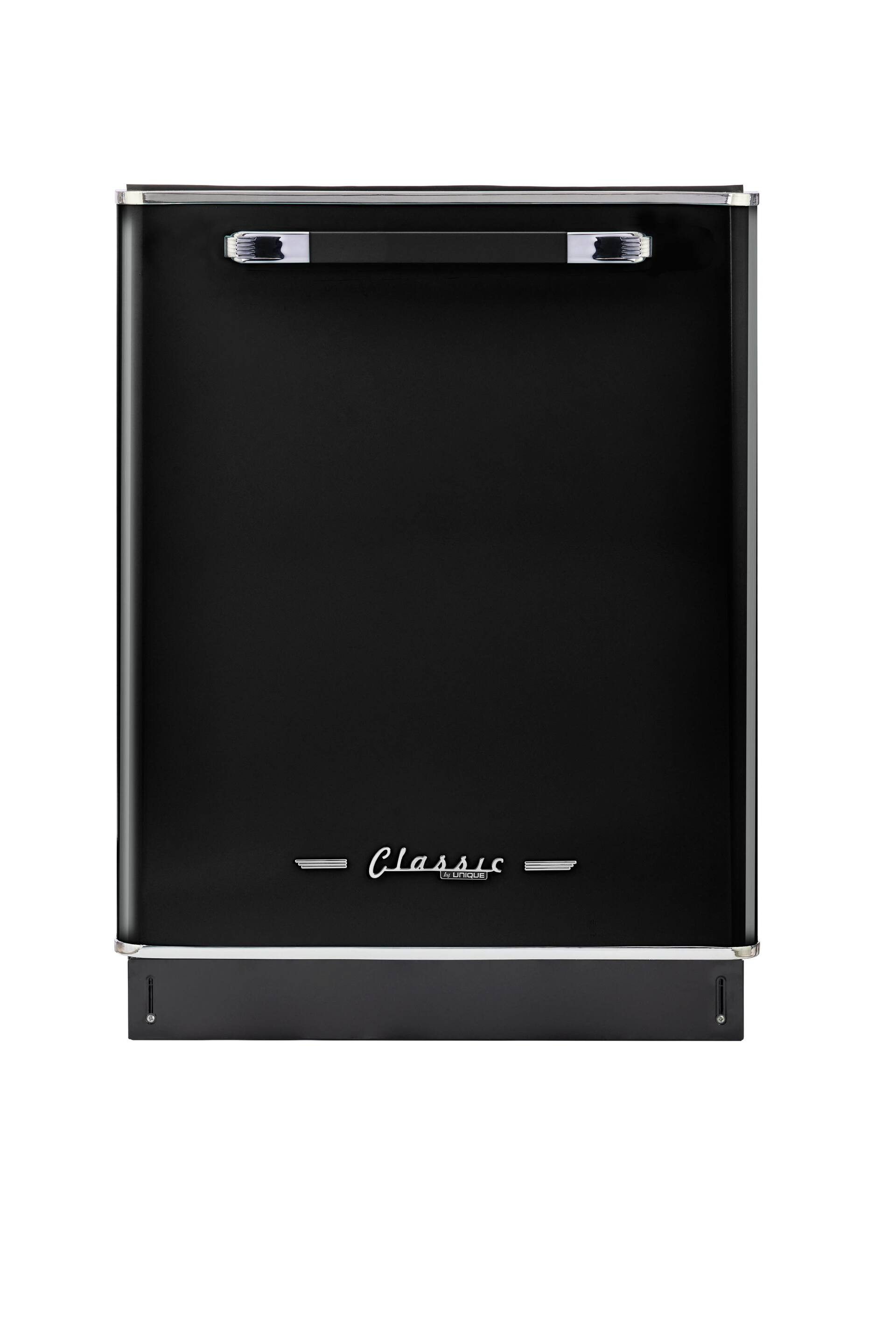 Unique Appliances - Classic Retro 24" Top Control Dishwasher with Stainless Steel Tub and 3rd Rack - Midnight Black | Best Buy U.S.