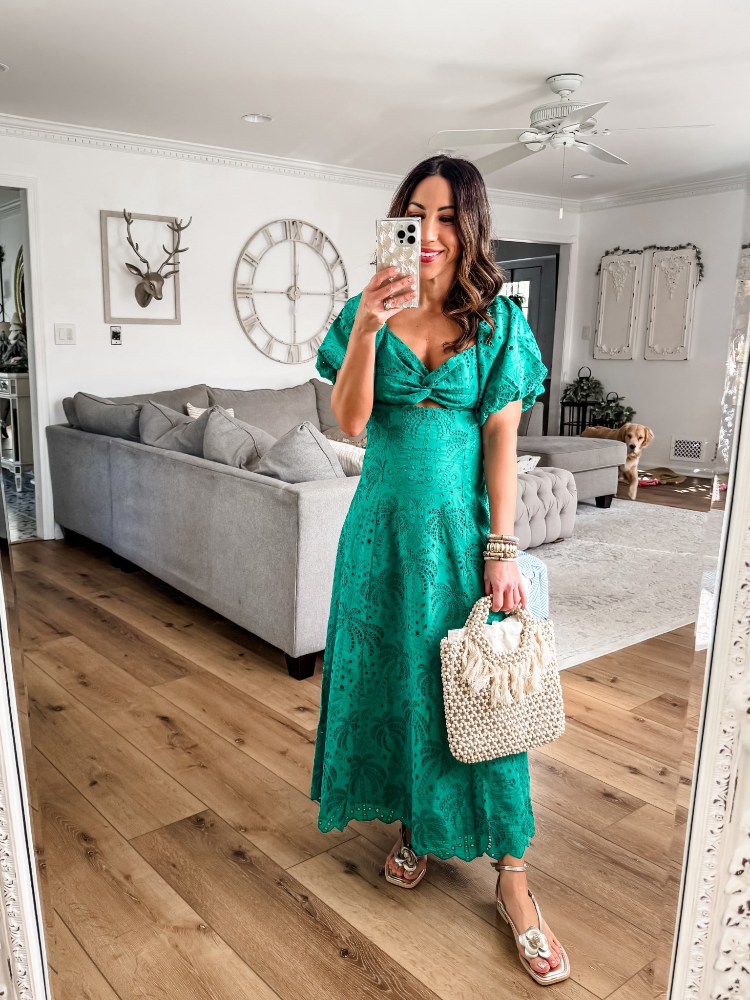 Jewelry code houseofleo30. Xs green eyelet dress, vacation dress.

#LTKOver40 #LTKFindsUnder100