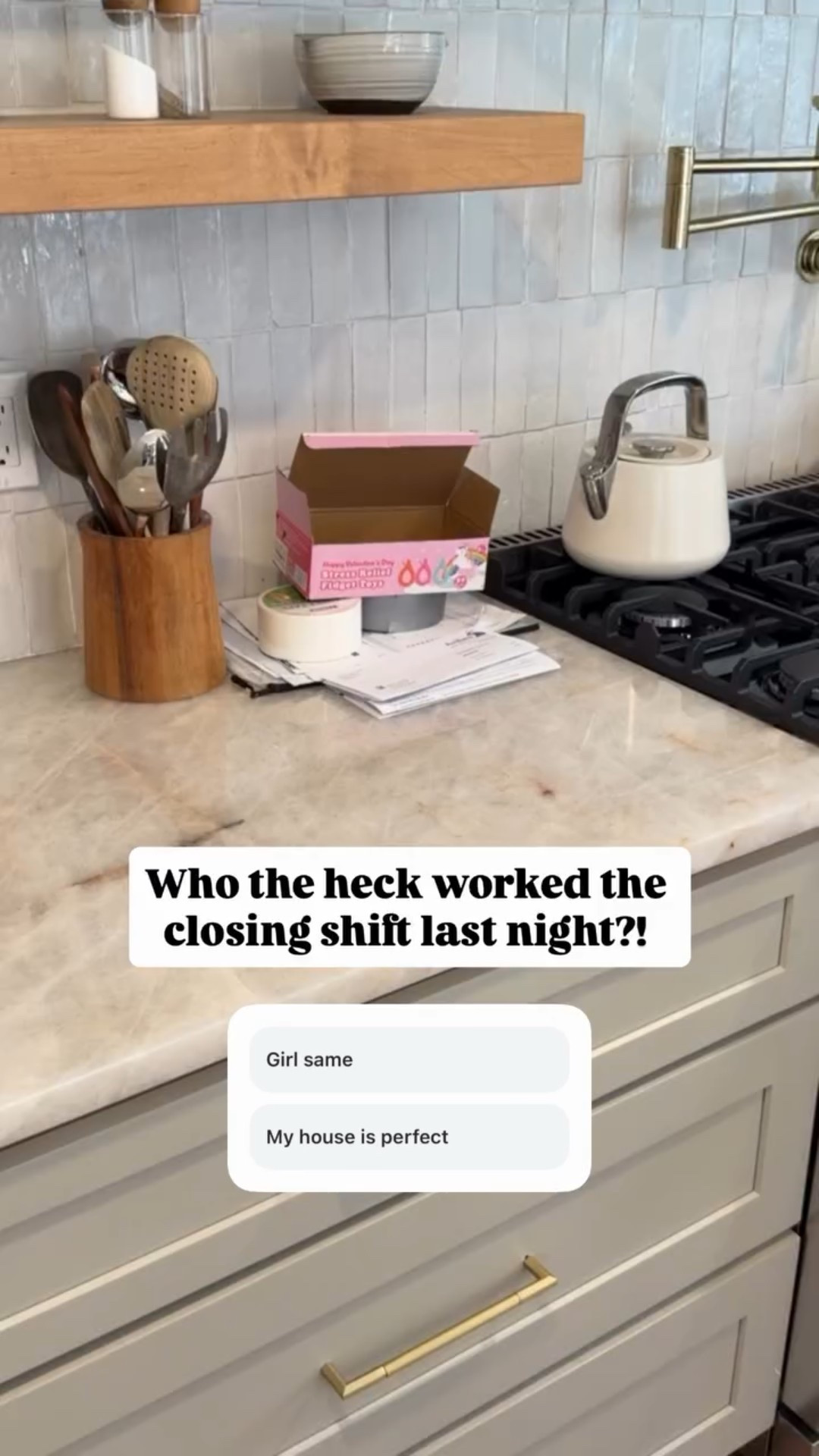 Who the heck worked the closing shift last night?!