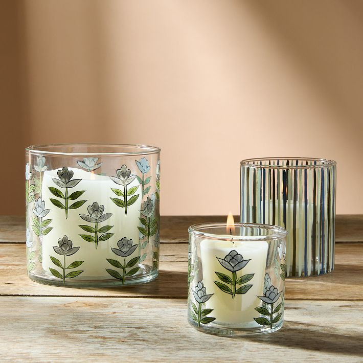 RHODE Glass Candleholders (Set of 3) | West Elm (US)
