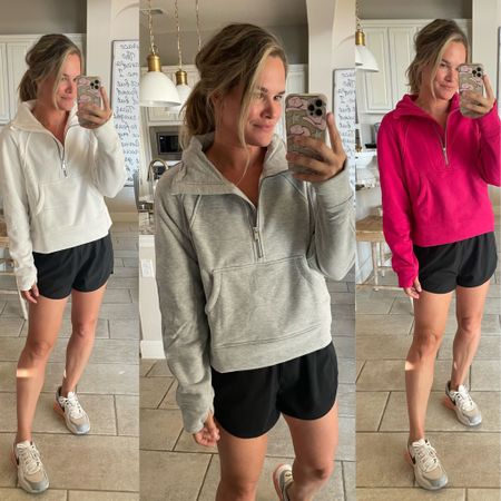 . These pullovers remind me soooooo much of lulu but a fraction of the cost. Great quality- so comfy. In a medium but think my normal small would’ve worked too ✨ 
.
.
#founditonamazon #amazonfashion #amazonfinds #casualoutfit #casualstyle #momstyle #styleover30 #amazon #joggers #lululemon#LTKFitness

#LTKFind #LTKsalealert #LTKfitness