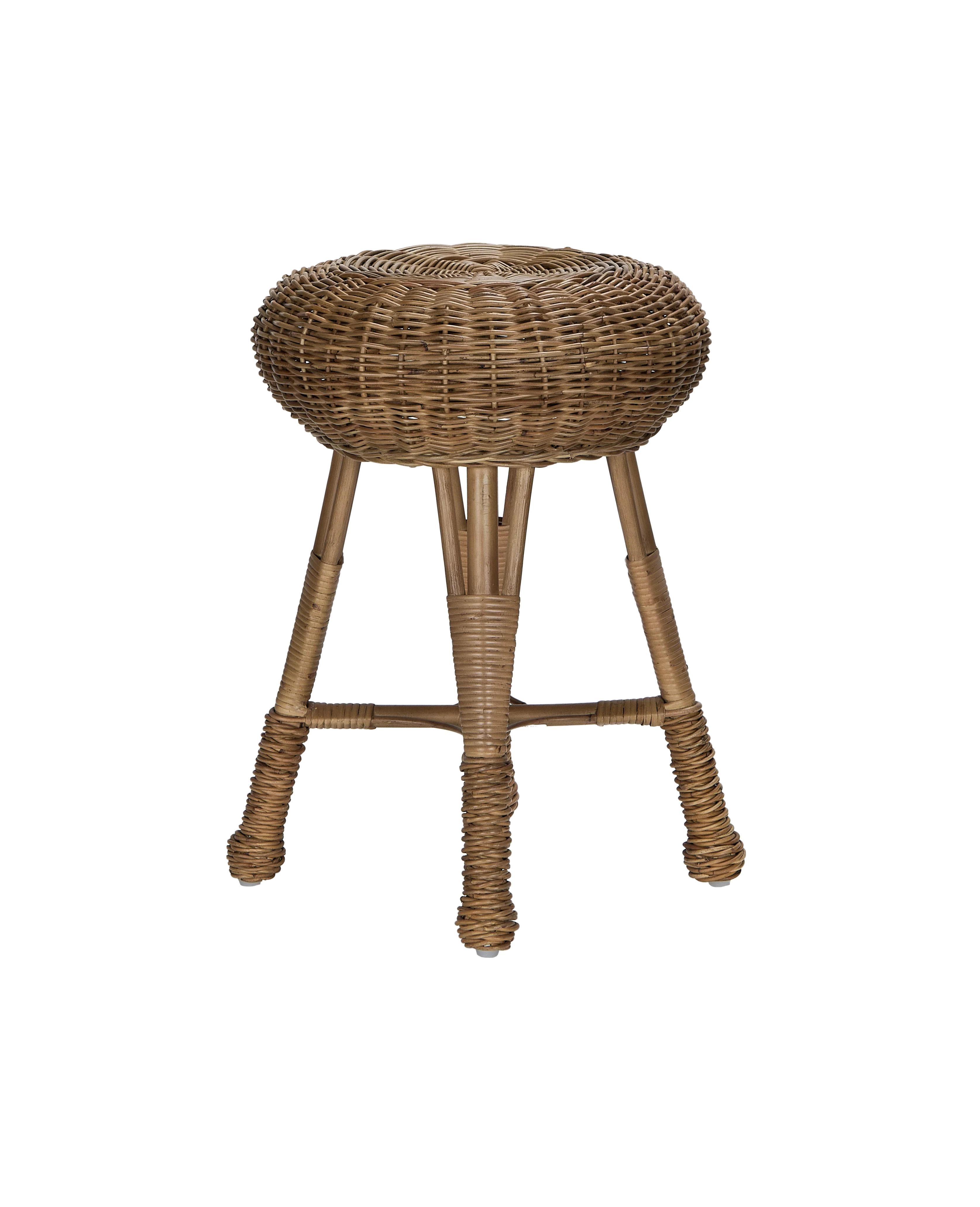 Sit Close Rattan Stool | Olive Ateliers