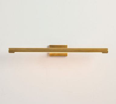 Lawrence Metal Ribbed Picture Light (15"-24") | Pottery Barn (US)