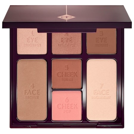 Charlotte Tilbury Instant Look Eyeshadow & Face Palette Beauty Glow 0.53 oz | Sephora (US)