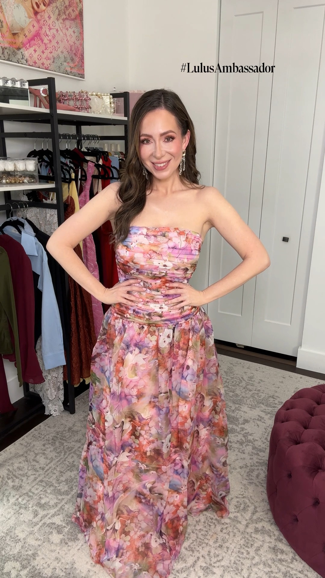 It’s a Lulus summer and Lulus has a dress for every occasion 💕✨
This one has me feeling like I just stepped into a soft, romantic daydream… the florals, the flow, the way it moves 😍 perfect for everything from date nights to summer events 

Which occasion would you wear this to? 🌸 

#LTKSeasonal #LTKootd #LTKFestival