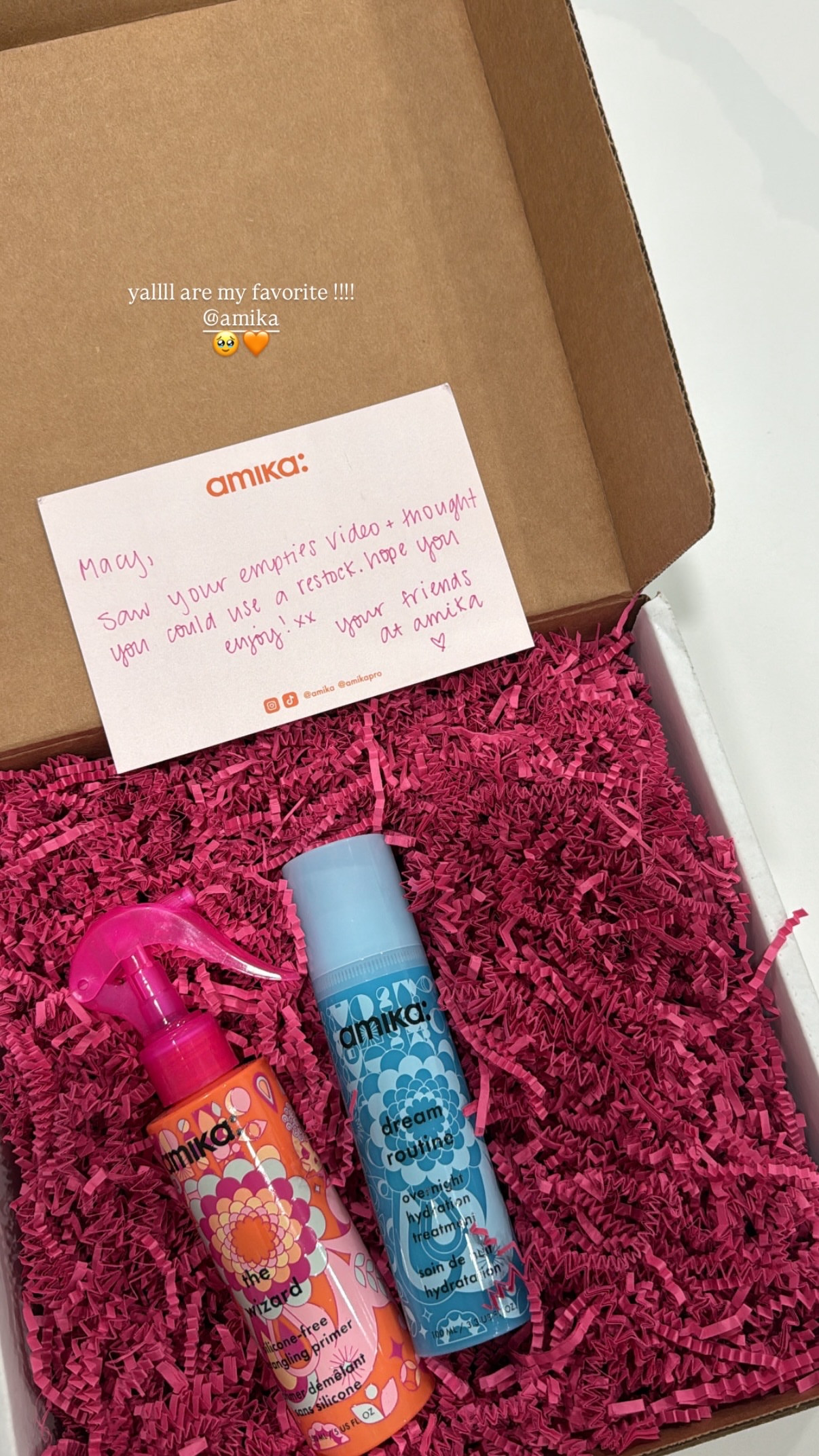 you guys know how i love my amika hair products | amika you are to kind to send me these, thank you! 

 #LTKmorningroutine #LTKselfcare #LTKBeauty
