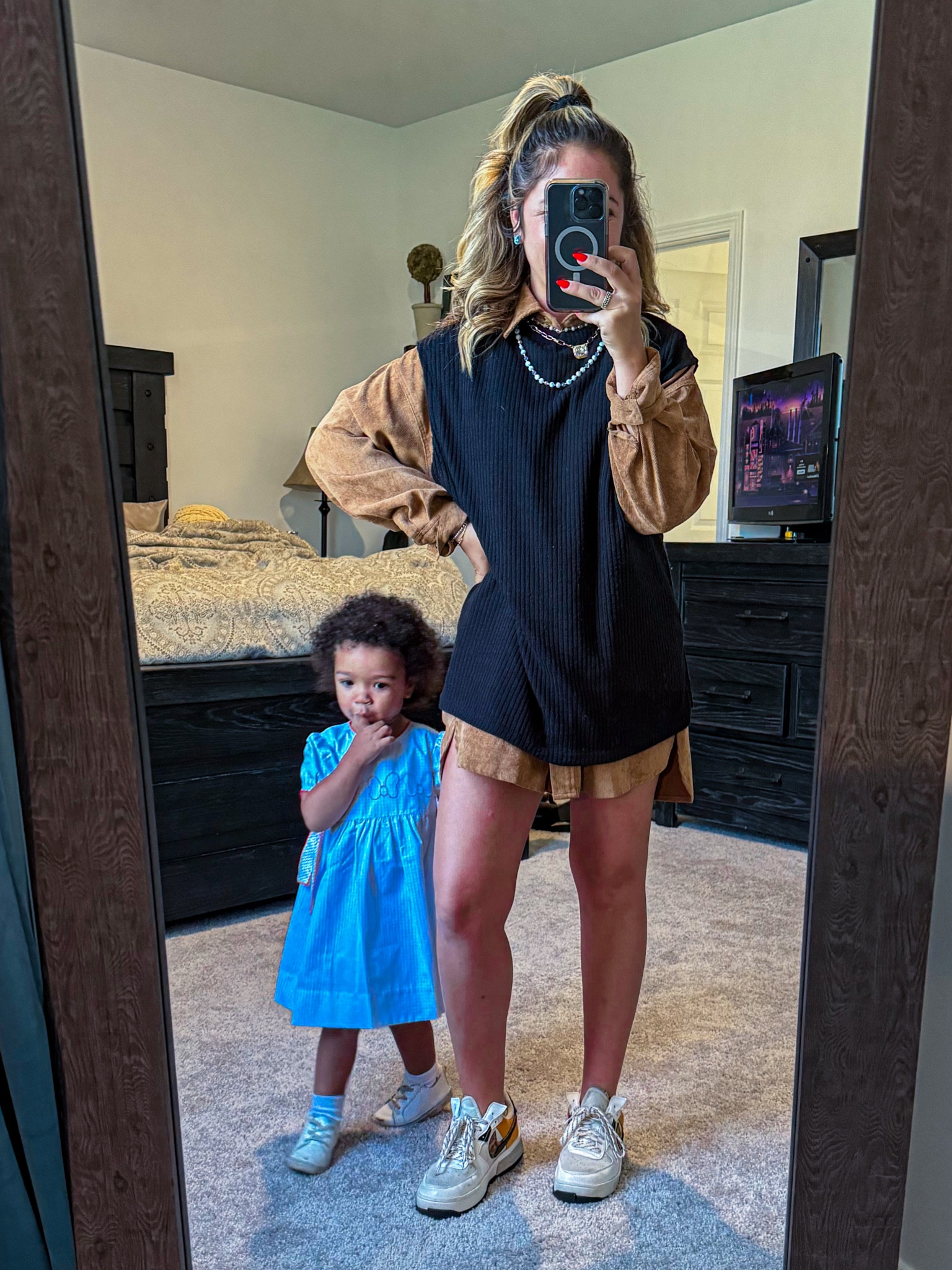 Someone wanted to show off her Disney dress this morning 😍

#LTKWorkwear #LTKKids #LTKFamily