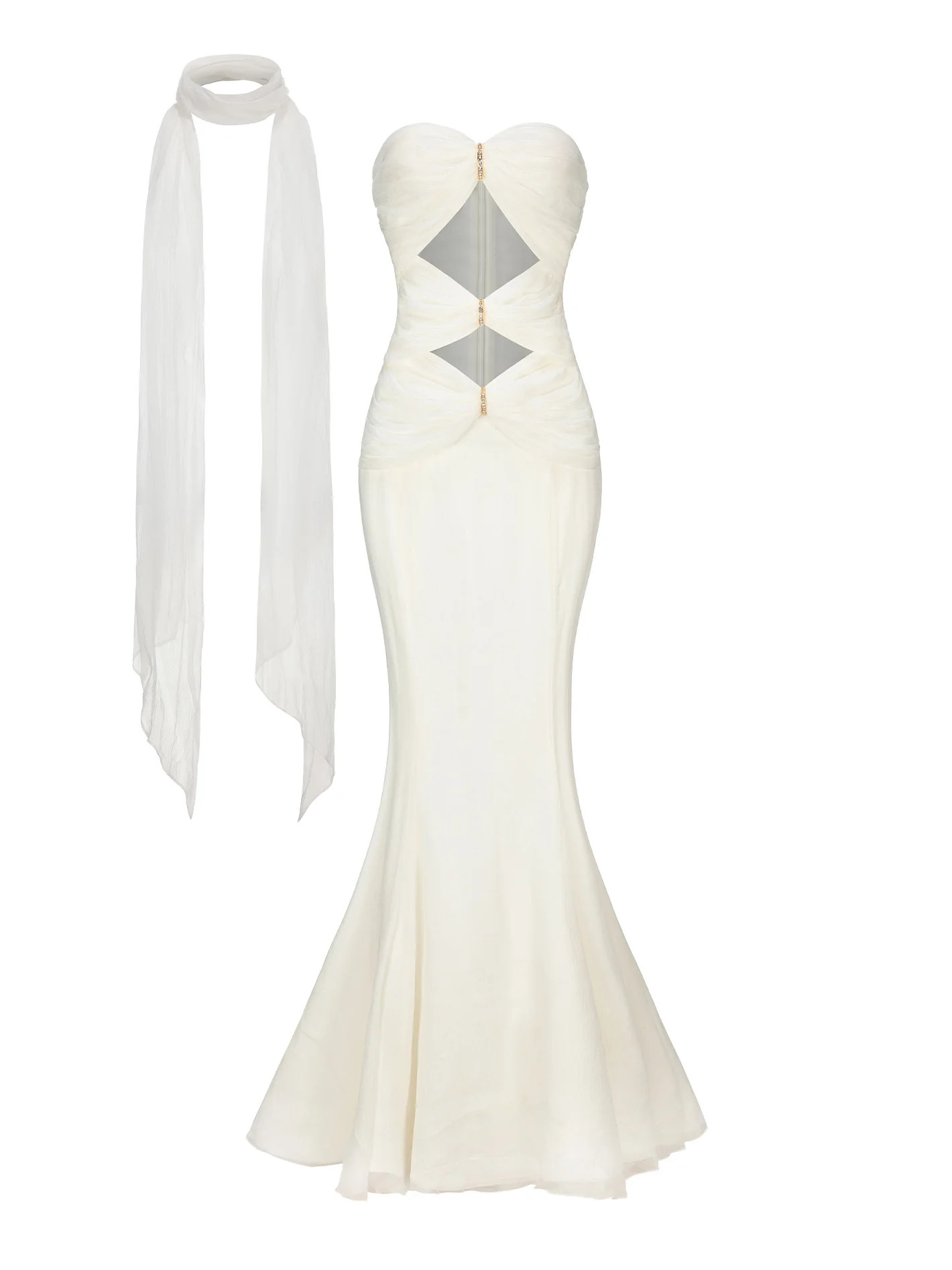 Cassandra Dress (White) | Nana Jacqueline