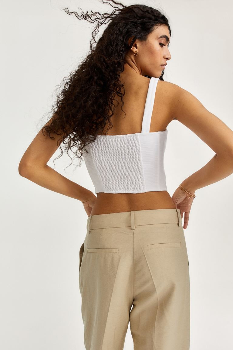 Wide linen-blend trousers | H&M (UK, MY, IN, SG, PH, TW, HK)