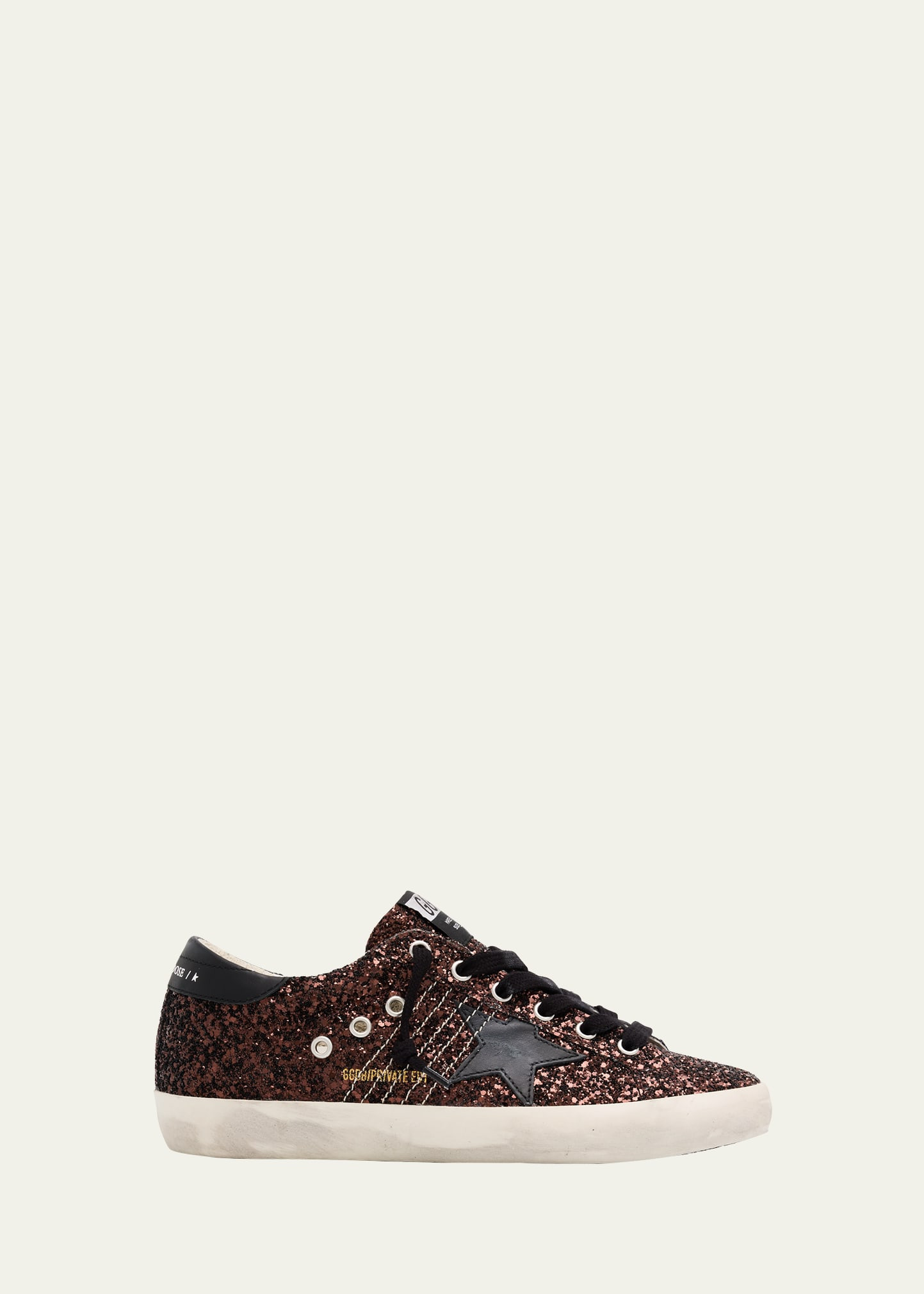 Golden Goose Super-Star Low-Top Glitter Sneakers | Bergdorf Goodman