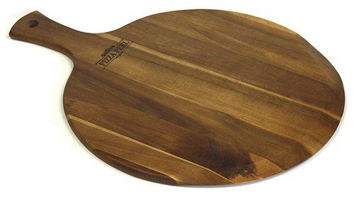 Mountain Woods Gourmet Acacia Hardwood Pizza Peel/Cutting Board/Serving Tray, Large | Amazon (US)