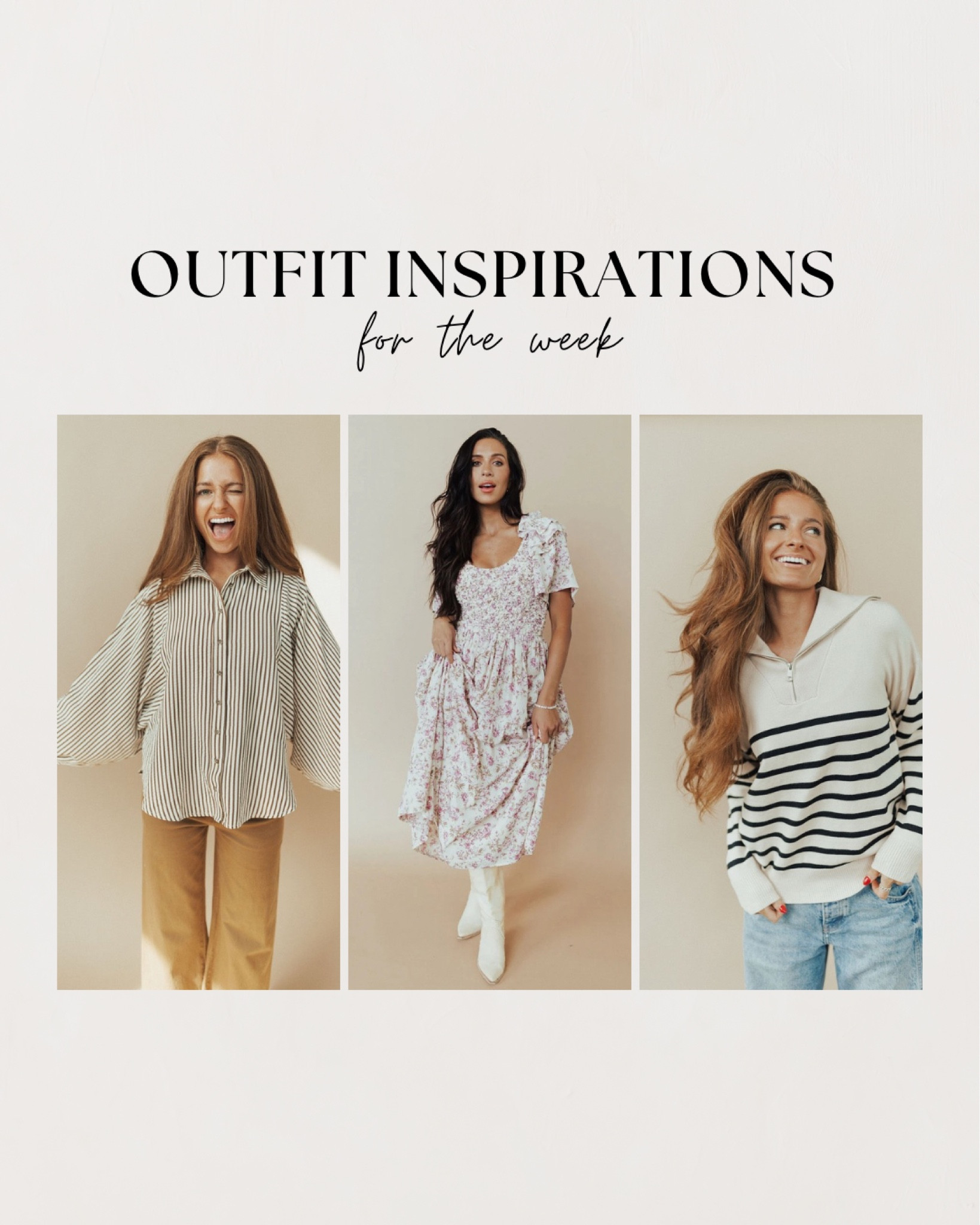 outfit inspirations for the week!

cute casual fall outfits, fall dress, fall outfits



#LTKMidsize #LTKStyleTip #LTKSeasonal