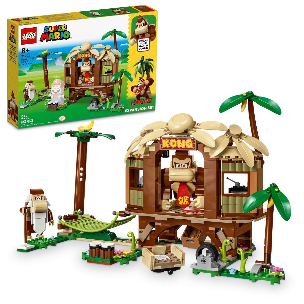 LEGO Super Mario Donkey Kong’s Tree House Expansion Set Buildable Game 71424 | Target