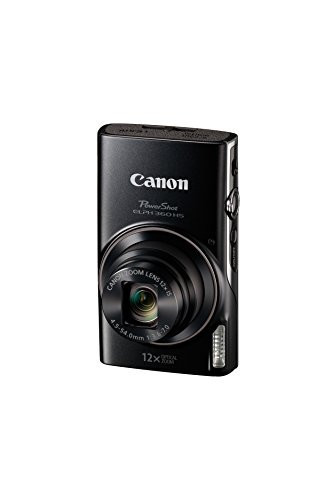 Canon PowerShot ELPH 360 Digital Camera w/ 12x Optical Zoom and Image Stabilization - Wi-Fi & NFC Enabled (Black) | Amazon (CA)