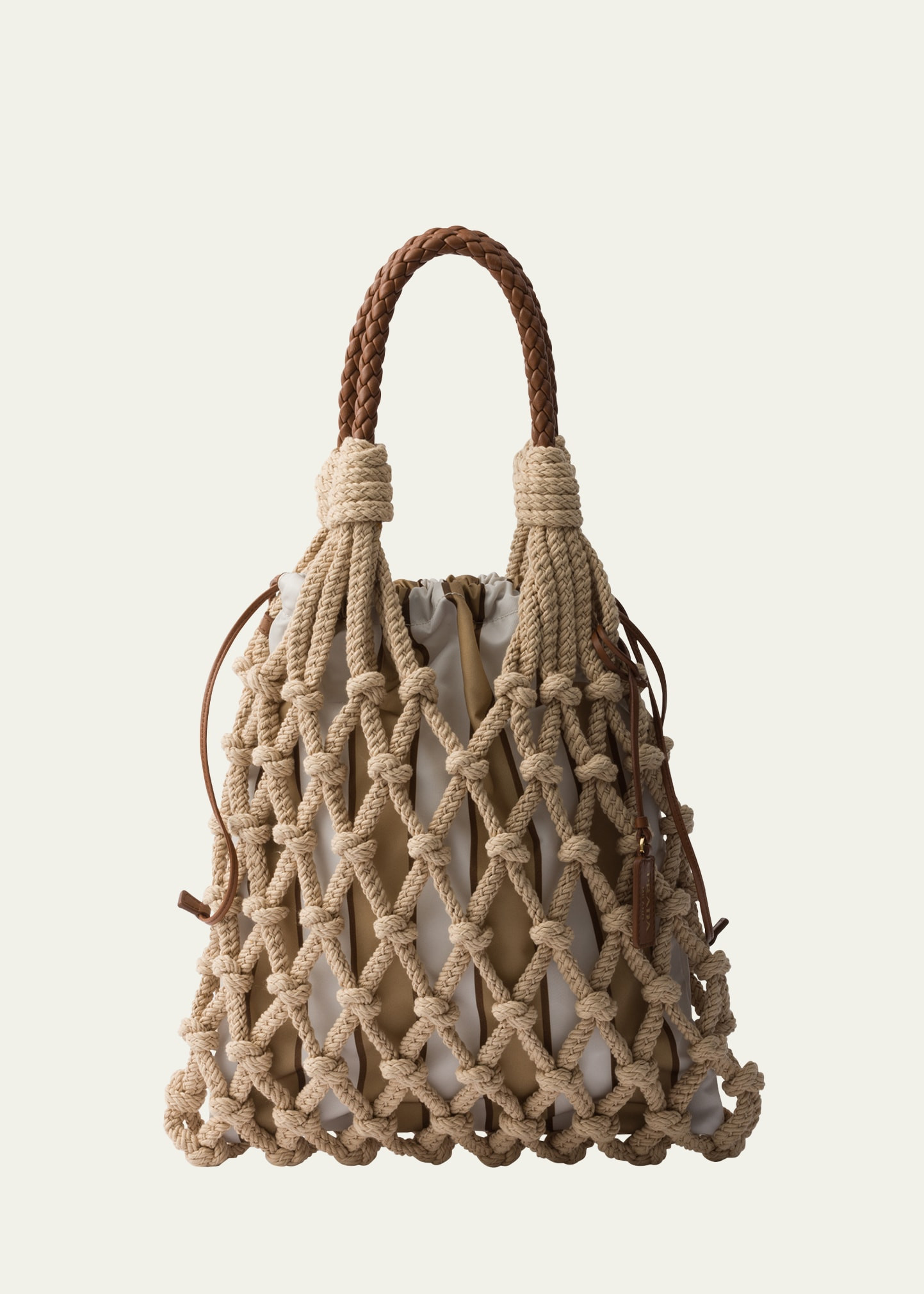 Prada Rete Macrame Shoulder Bag | Bergdorf Goodman