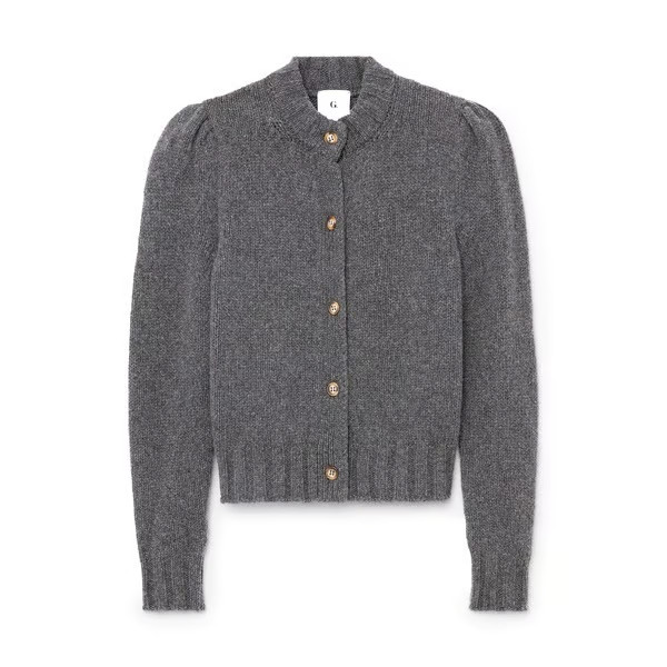 G. Label by goop Morgan Puff-Sleeve Cardigan | goop | goop