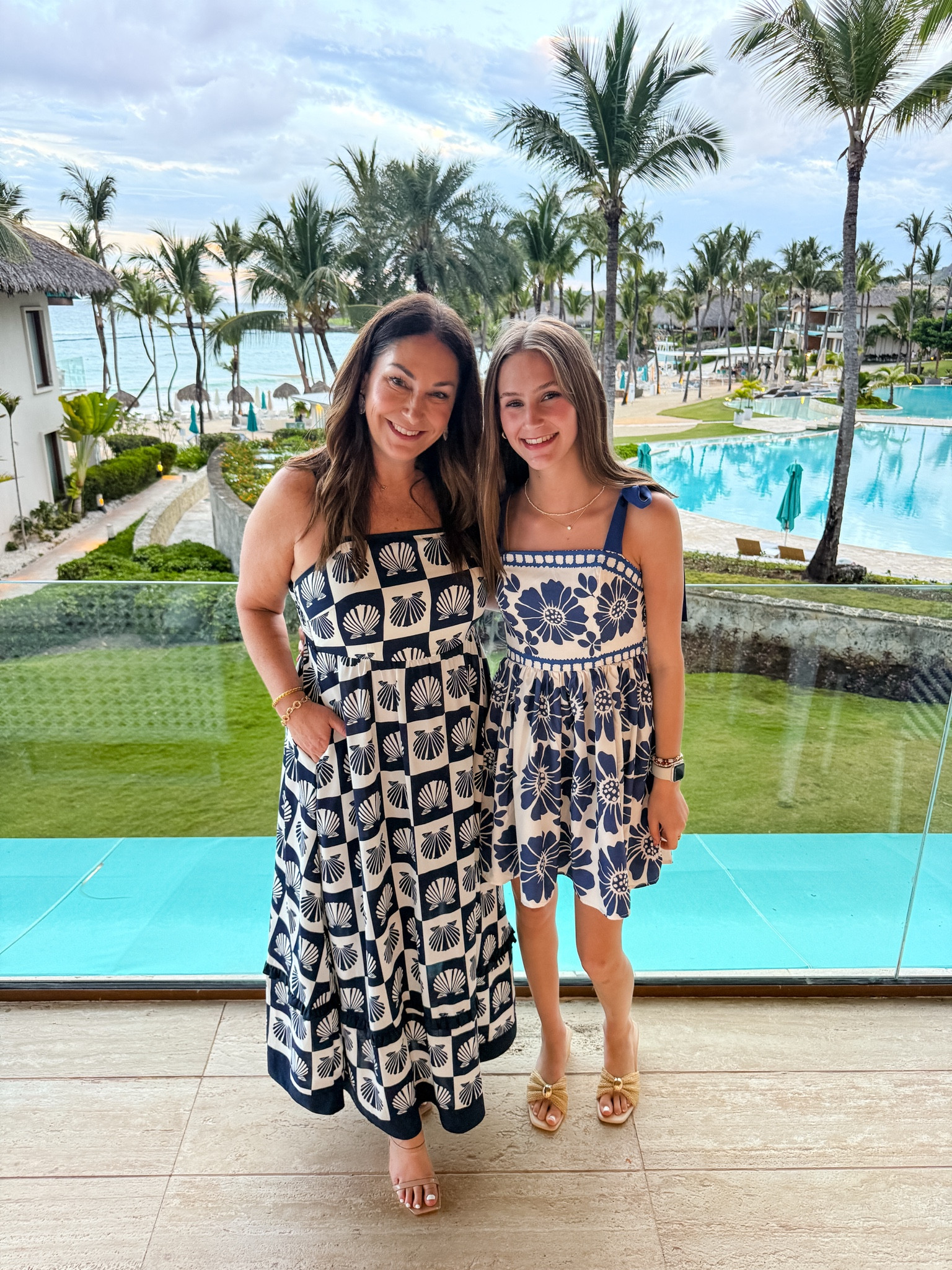 Mother Daughter Blue Beach Resort Outfits beach dress | Wearing dress in L and mini dress in XS 

 

#LTKgrwm #LTKSeasonal #LTKTravel