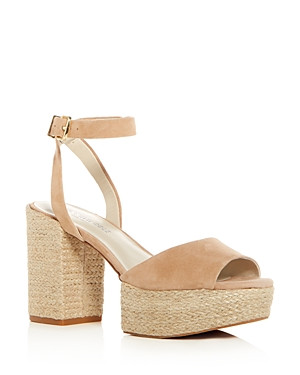 Kenneth Cole Women's Phoenix Suede High Block Heel Platform Sandals | Bloomingdale's (US)