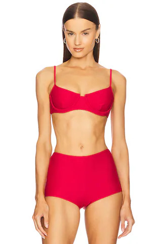 LOBA Arabella Top in Red. - size S | Revolve Clothing (Global)