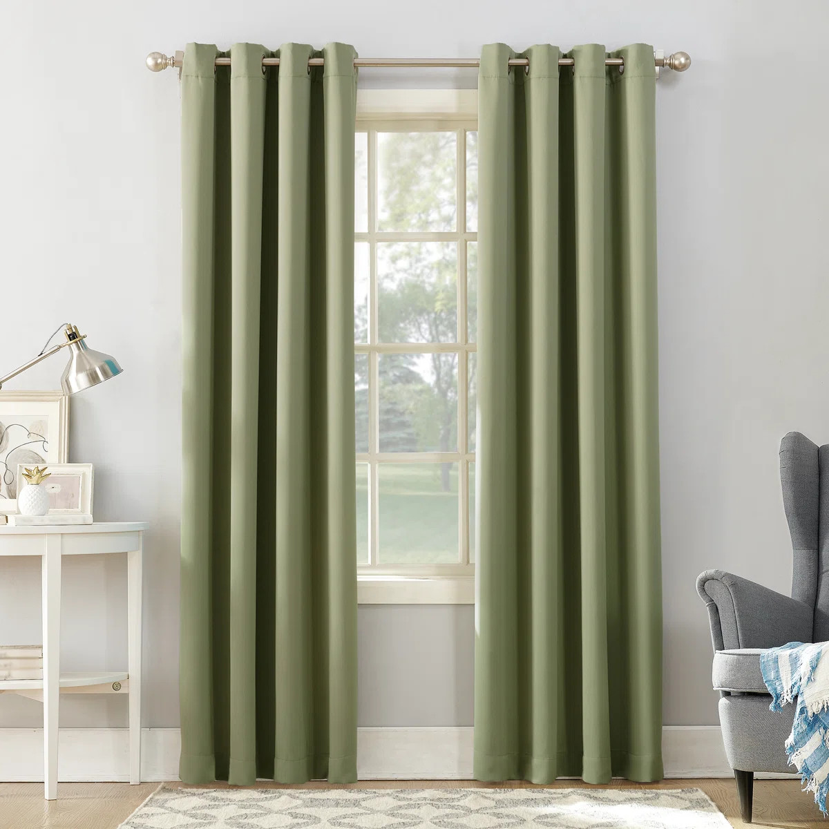 Wayfair Basics Blackout Grommet Curtain Panel | Wayfair North America