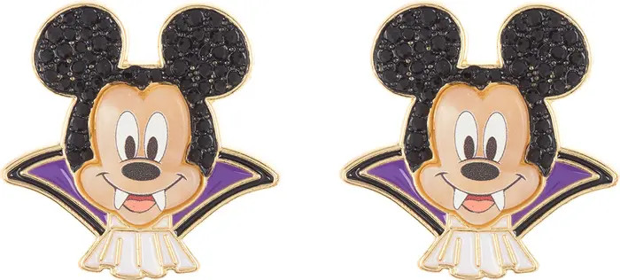 x Disney Mickey Mouse Crystal Vampire Stud Earrings | Nordstrom Rack