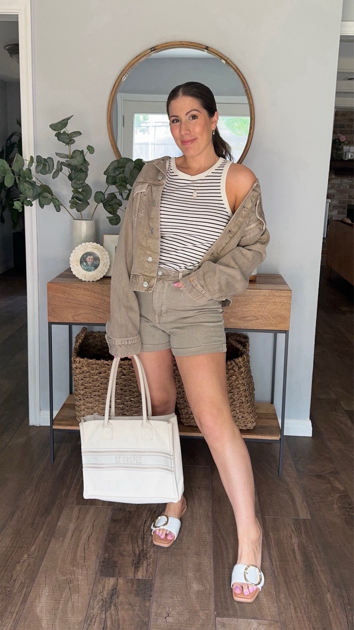 Monochromatic outfits | spring outfit | summer outfit | denim shorts | denim jacket | Target sandals 

Follow my shop @mariamunoz on the @shop.LTK app to shop this post and get my exclusive app-only content!

#LTKfindsunder50 #LTKstyletip #LTKover40



#LTKFindsUnder100 #LTKStyleTip #LTKMidsize