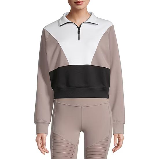 Sports Illustrated Womens Long Sleeve Quarter-Zip Pullover | JCPenney